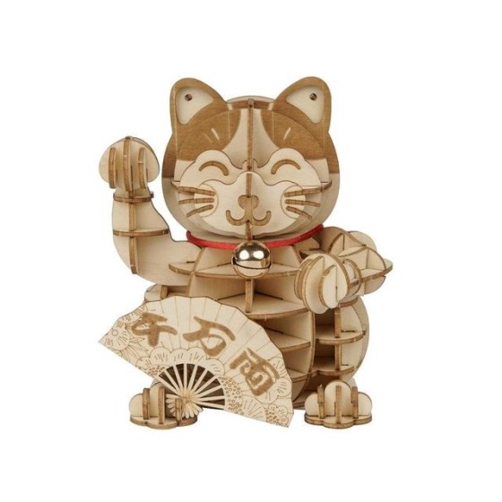 Maquette en bois - Chat -...