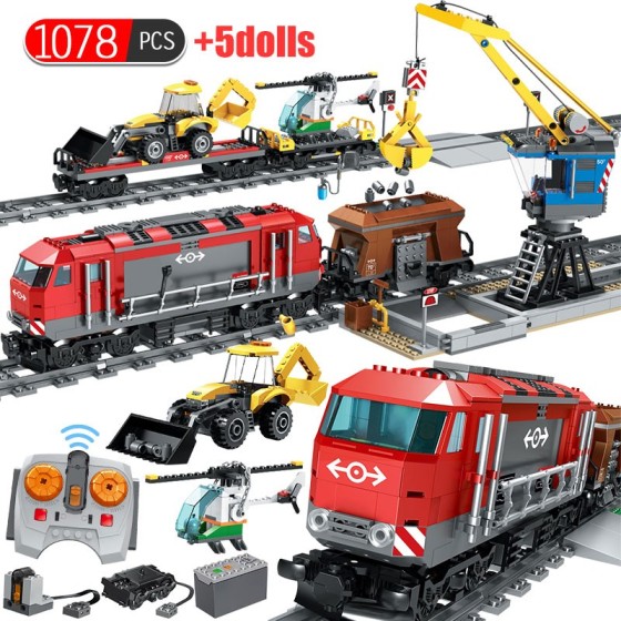 Blocs de Construction - Trains électrique sans boîte