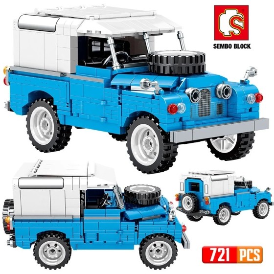 Blocs de Construction - Voiture Jeep sans boîte - 721 pièces