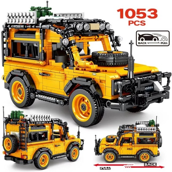 Blocs de Construction - Voiture Jeep sans boîte - 1053 pièces