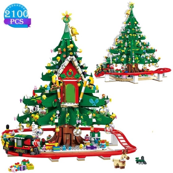 Blocs de Construction - Arbre de noël sans boîte - 2100 pièces