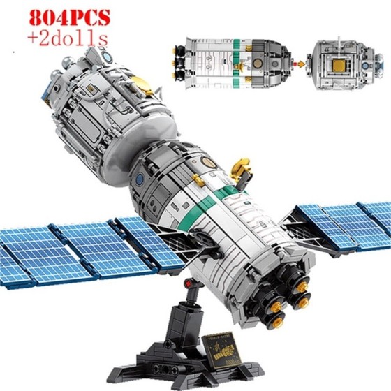 Blocs de Construction - Module de station spatiale sans boîte - 804 pièces