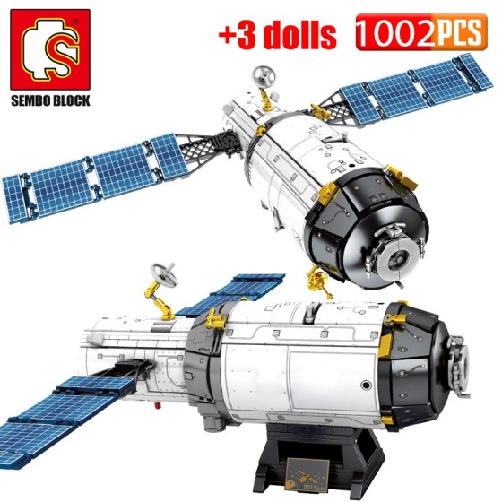 Blocs de Construction - Module de station spatiale sans boîte - 1002 pièces