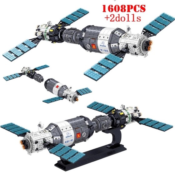 Blocs de Construction - Station spatiale sans boîte - 1608 pièces