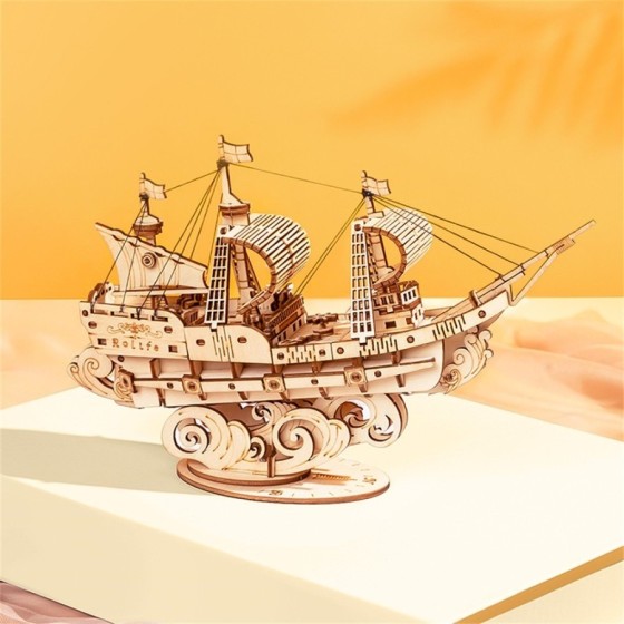 Maquette en bois - Bateau