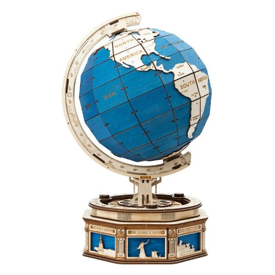 Maquette en bois - Globe -...